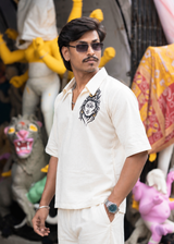 Shiva Serenity Men's Handcrafted Cotton Co-Ord Set 🤍